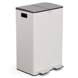 Klarstein EcoVista, coș de gunoi cu composter, 60 l + 3 l/coș + composter, Soft-Close (KG28-60L-crem)