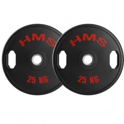 Greutati olimpice cauciucate HMS TOG25 2 x 25 kg/50 mm