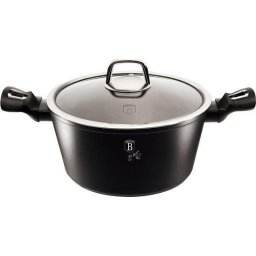 Garnek z pokrywką 24 cm 4.1 L Black Silver Collection BH/1852