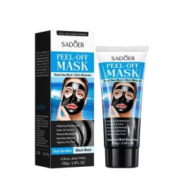 Sadoer Masca de fata neagra cu namol de la Marea Moarta 100 g Dead Sea Mud+Rich Minerals