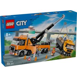 LEGO® City 60467 - Camion de remorcare si recuperare cu macara