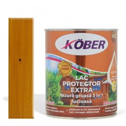 Lac colorat lemn, Kober Extra 3 in 1 , Salcam, 2.5 l, lazura groasa,