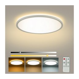 Brilagi - Lampă LED dimabilă ULTRA SLIM, 24W/230V, Ø 42 cm, albă + telecomandă