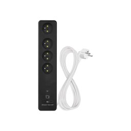 Prelungitor inteligent cu întrerupător GoSmart 4Z + 1xUSB-A + 1xUSB-C 2 m Wi-Fi Tuya