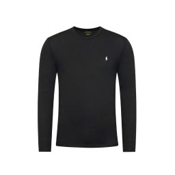 POLO RALPH LAUREN Bluză L/S Crew-Sleep-Top 714844759001 black