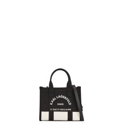 KARL LAGERFELD Geantă mică K/Rsg Square Mn Tote Col. Blk A3W50027 1ug cannoli cream-black