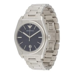 Emporio Armani Ceas analogic albastru închis / argintiu