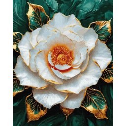 Set pictura pe numere, cu sasiu, Poem floral, 40x50 cm