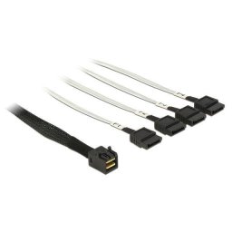 Delock Cable Mini SAS HD SFF-8643 > 4 x SATA 7 Pin 0.5m