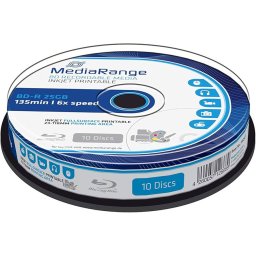 BD-R 6x CB 25GB MediaR Pr. 10 pieces