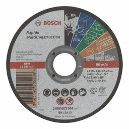Disc taiere multimaterial, 115x22.2x1 mm, 1 buc