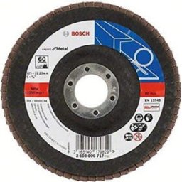 Disc abraziv lamelat pentru oțel, P60, diametru 125 mm