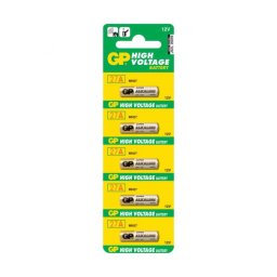Baterie GP Batteries, Super Alcalina (27A) 12V alcalina, blister 5 buc. "GP27AF-2C5" "GPPBA27AF002" (include TV 0.4lei)
