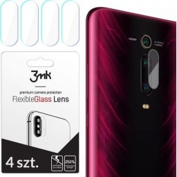 Folie protectie camera foto 3mk FlexibleGlass Lens pentru Xiaomi Mi 9T, Transparenta