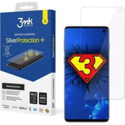 Folie protectie ecran 3mk SilverProtection+ antimicrobiana (Montaj umed) pentru Samsung Galaxy S10