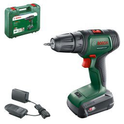 Bosch Universaldrill Masina de gaurit cu acumulator 40Nm + Acumulator PBA 18V 2.5Ah + Incarcator AL 18V-20 + Cap surubelnita