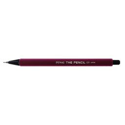 Creion mecanic PENAC The Pencil, rubber grip, 0.9mm, varf plastic - corp bordeaux