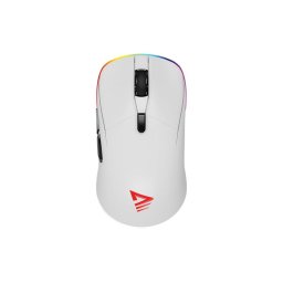 Mouse RIFT WHITE gaming, RGB Dual Mode