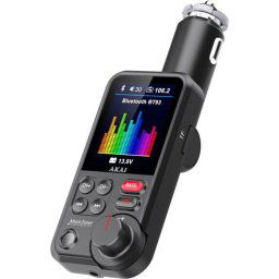 Modulator FM Modulator FMT-93BT USB SD Card + Microfon Negru