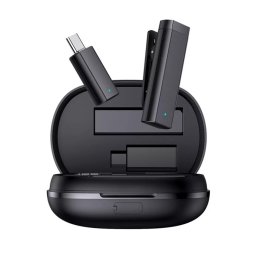 Microfon Lavaliera Wireless cu Noise Reduction - USAMS ENC (US-ZB247) - Black