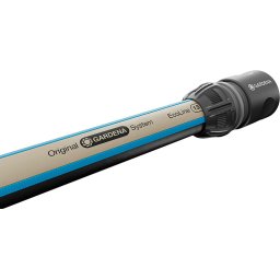 GARDENA EcoLine Hose 13mm (1/2"), 20 meters, with system parts (black/beige, 65% made from recycled material)