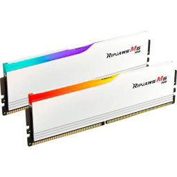 Memorie G.Skill DDR5 - 32GB - 6000 - CL - 32 (2x 16 GB) Dual-Kit (white, F5-6000J3238F16GX2-RM5RW, Ripjaws M5 RGB, INTEL XMP)