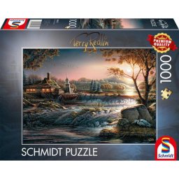 Schmidt Spiele Terry Redlin: Lights in the Wild, Puzzle (1000 pieces)