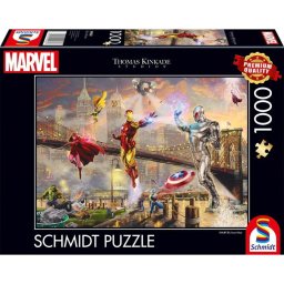 Schmidt Spiele Thomas Kinkade Studios: Marvel - Iron Man, Puzzle (1000 pieces)