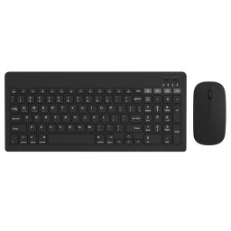 Tastatura Kit tastatura+mouse wireless Negru