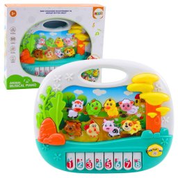 Pian educativ interactiv pentru copii mici, sunete de animale