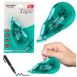 Accesorii birotica Bandă corectoare Mouse School Office 15m x 5mm Verde