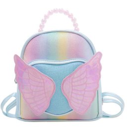 Accesorii birotica Rucsac pentru copii Shiny Wings Pearls Blue 22cm