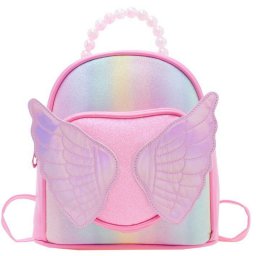 Accesorii birotica Rucsac pentru copii Shiny Wings Pearls roz 22cm