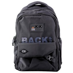 Accesorii birotica Rucsac școlar City School cu ​​6 buzunare, negru, 23L, 46cm