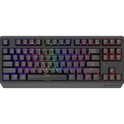 Tastatura Thor 230 TKL R, Cu fir, USB, Layout US, Negru