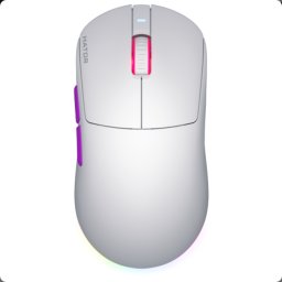Mouse Quasar 3 ULTRA 8K, Wireless, Fara fir, 30000 dpi, Alb