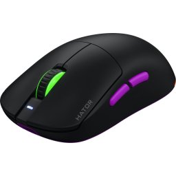 Mouse Quasar 3 ULTRA 8K, Bluetooth, Fara fir, 30000 dpi, Negru