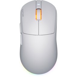 Mouse Quasar 3, Wireless, Fara fir, 32000 dpi, Alb