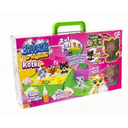 Set de figurine Jacuzzi cu pisicuțe murdare care fac baie