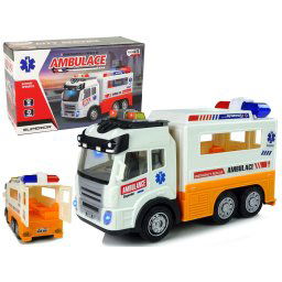 Sunete luminoase auto cu baterie de ambulanță