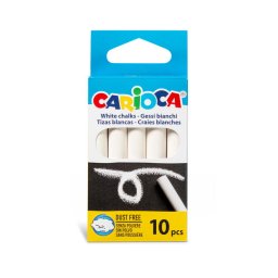 Articole pentru scoala Creta alba standard Carioca 10 buc/set