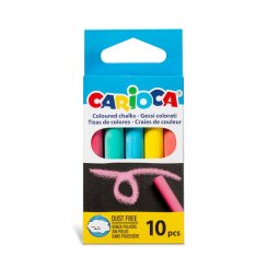 Articole pentru scoala Creta colorat standard Carioca 10 buc/set
