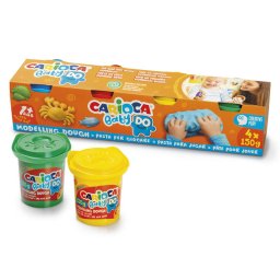 Articole pentru scoala Plastilina, 4 culori x 150 gr./set, CARIOCA Baby