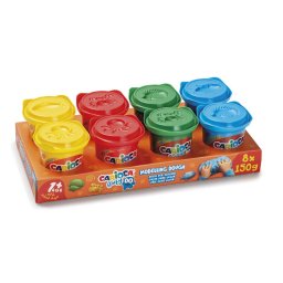 Articole pentru scoala Plastilina, 2x4 culori x 150 gr./set, CARIOCA Baby