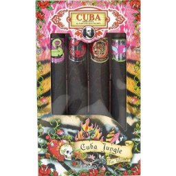 Set Cuba Jungle Collection, Snake + Tiger + Zebra + Heartbreaker EDP 4x35 ml, colecție exotică damă