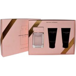 Set Narciso Rodriguez For Her, EDP 50 ml + loțiune corp 50 ml + gel de duș 50 ml