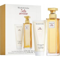 Set Elizabeth Arden 5th Avenue, EDP 125 ml + balsam corp 100 ml, cadou clasic damă