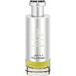 Lattafa LATTAFA KHALTAAT AL ARABIA ROYAL DELIGHT /S - Apă de parfum (EDP), 100 ml - Categorie olfactivă: Oriental-Spicy-Woody-fruity - Note vârf: Măr, Note fruity - Note mijloc: Note condimentate, Nucșoară - Note bază: Amber, Note lemnoase, Mosc
