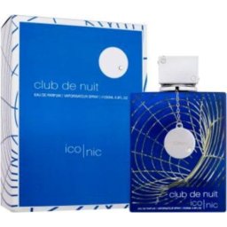 Armaf ARMAF Club de Nuit Blue Iconic - Apă de parfum (EDP), 200 ml - Categorie olfactivă: Woody-aromatic fresh - Note vârf: Grapefruit, Lămâie, Mentă, Piper roz, Coriandru - Note mijloc: Ghimbir, Pepene, Iasomie, Nucșoară