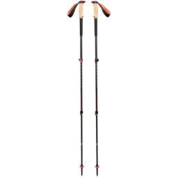 Black Diamond Trekking Poles Trail Cork (anthracite/orange, 1 pair, 100-140 cm)